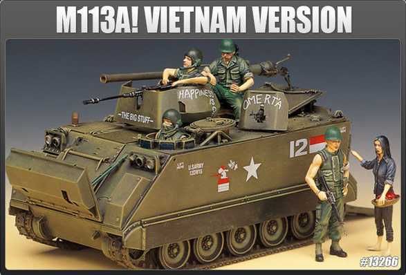 Model Kit tank 13266 - M113A1 VIETNAM VERSION (1:35) Academy