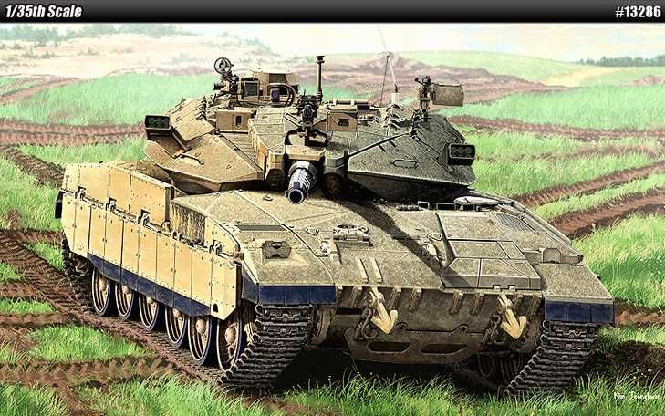 Model Kit tank 13286 - MERKAVA Mk.IID (1:35) Academy