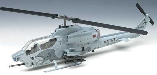Model Kit vrtulník 12116 - USMC AH-1W "NTS UPDATE" (1:35) Academy