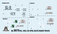 Model Kit military 6575 - Opel Blitz Radio Truck (1:35) Italeri