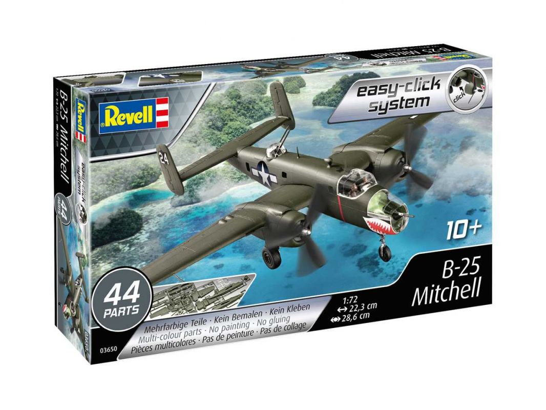 EasyClick letadlo 03650 - B-25 Mitchell (1:72) Revell