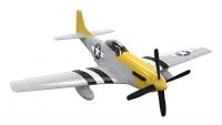 Quick Build letadlo J6016 - P-51D Mustang - nová forma Airfix