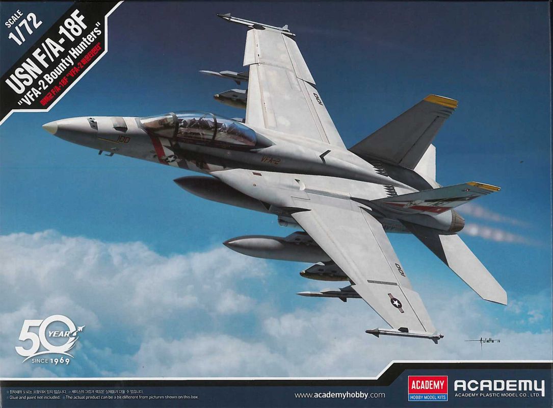 Model Kit letadlo 12567 - USN F/A-18F "VFA-2 Bounty Hunters" (1:72) Academy