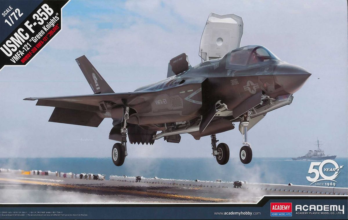 Model Kit letadlo 12569 - USMC F-35B VMFA-121 "Green Knights" (1:72) Academy