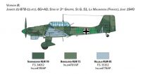 Model Kit letadlo 2807 - Ju-87B Stuka - Battle of Britain 80th Anniversary (1:48) Italeri