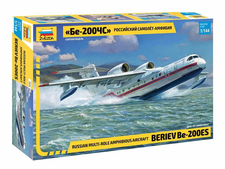 Model Kit letadlo 7034 - Beriev Be-200 Amphibious Aircraft (1:144) Zvezda