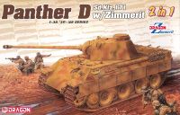 Model Kit tank 6945 - Sd.Kfz.171 Panther Ausf.D with Zimmerit (2 in 1) (1:35)