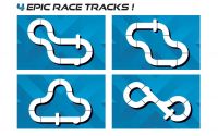 Autodráha SCALEXTRIC C1412P - Scalextric Ginetta Racers Set (1:32)