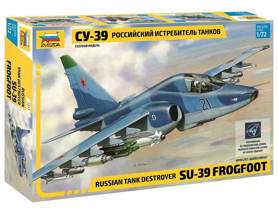 Model Kit letadlo 7217 - Suchoi SU-39 (1:72) Zvezda