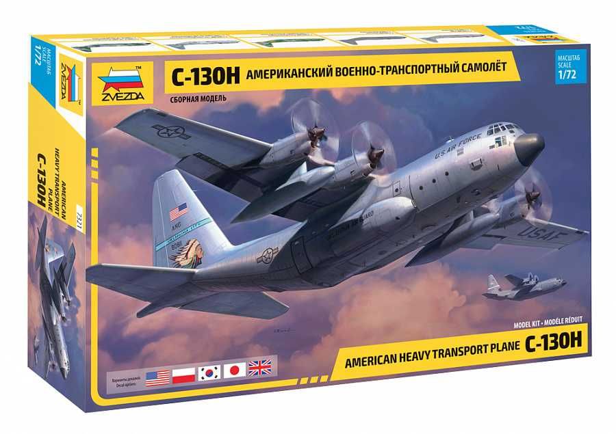 Model Kit letadlo 7321 - C-130 H Hercules (1:72) Zvezda