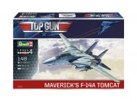 Plastic ModelKit letadlo 03865 - Maverick's F-14A Tomcat ‘Top Gun’ (1:48) Revell