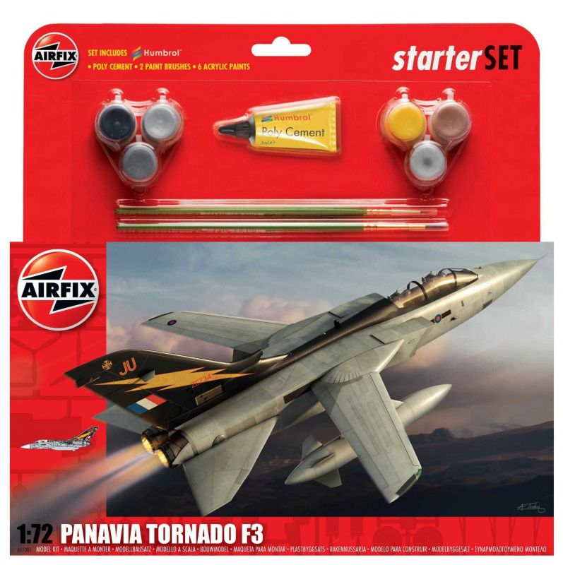 Starter Set letadlo A55301 - Panavia Tornado F3 (1:72) Airfix