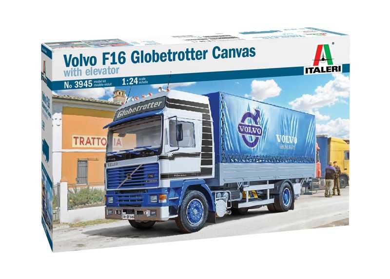 Model Kit truck 3945 - VOLVO F16 Globetrotter Canvas (1:24) Italeri