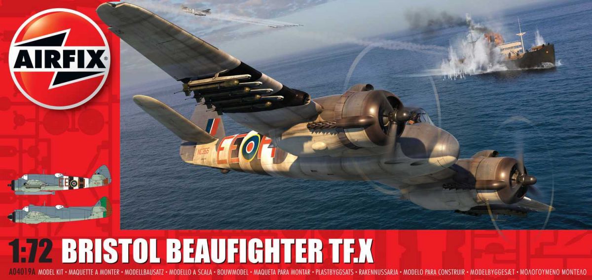 Classic Kit letadlo A04019A - Bristol Beaufighter TF.X (1:72) Airfix