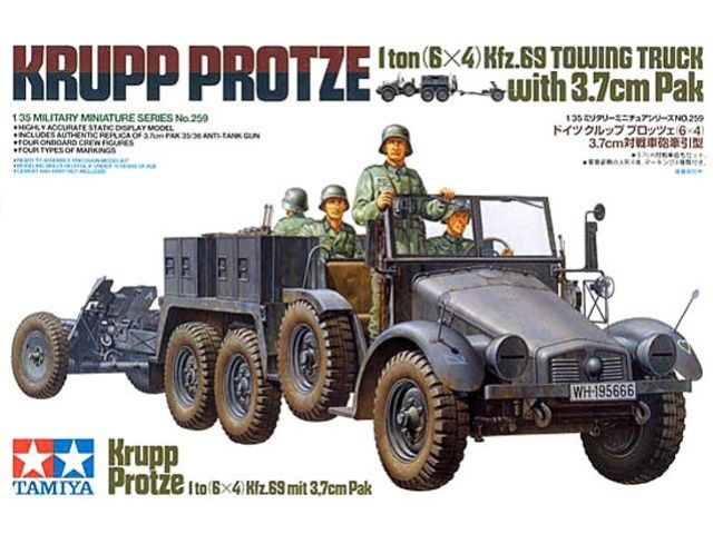 Krupp Protze w/3,7cm Pak Tamiya