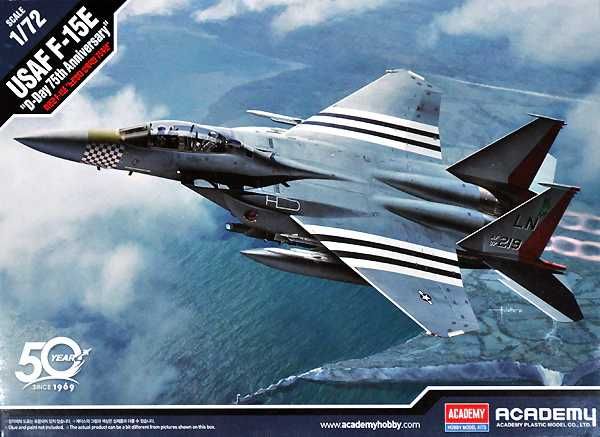 Model Kit letadlo 12568 - USAF F-15E "D-Day 75th Anniversary" (1:72) Academy