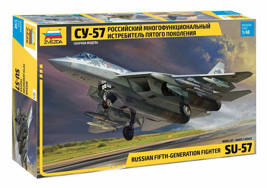 Model Kit letadlo 4824 - Suchoi SU-57 (1:48) Zvezda