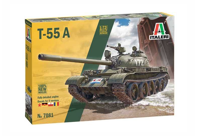 Model Kit tank 7081 - T-55 A (1:72) Italeri