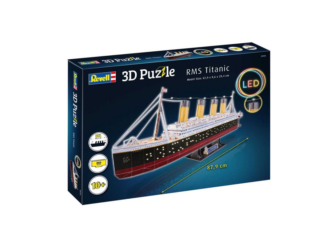 3D Puzzle REVELL 00154 - RMS Titanic (LED Edition)