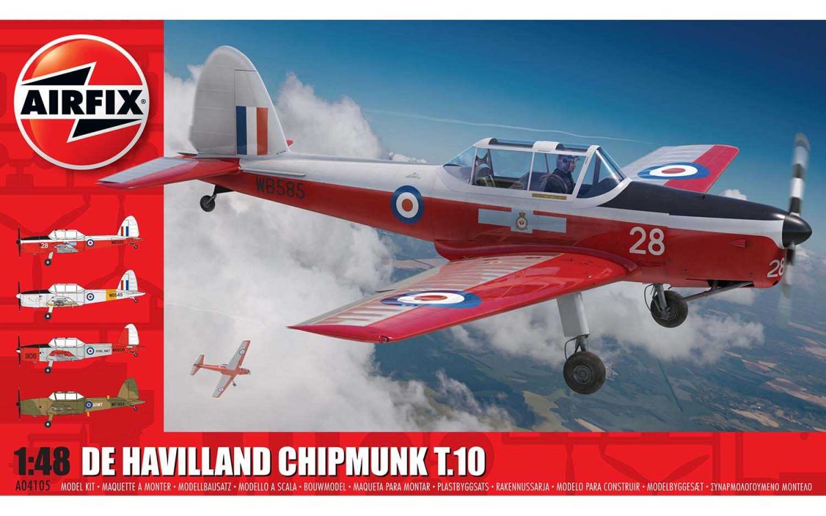 Classic Kit letadlo A04105 - de Havilland Chipmunk T.10 (1:48) Airfix