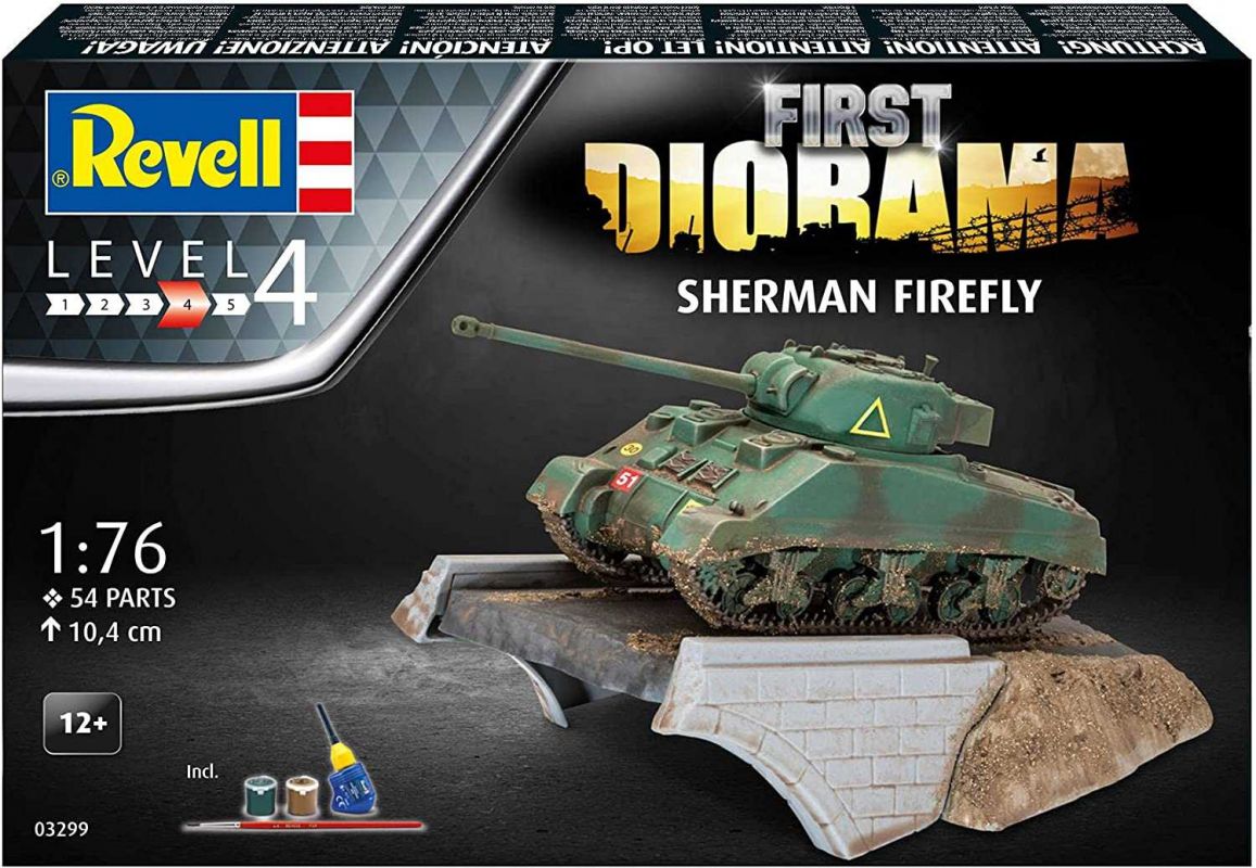 Gift-Set diorama 03299 - Sherman Firefly (1:76) Revell