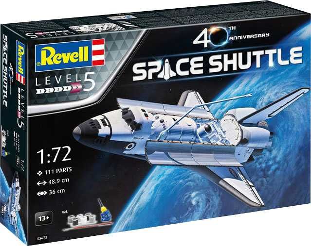 Gift-Set vesmír 05673 - Space Shuttle - 40th Anniversary (1:72) Revell