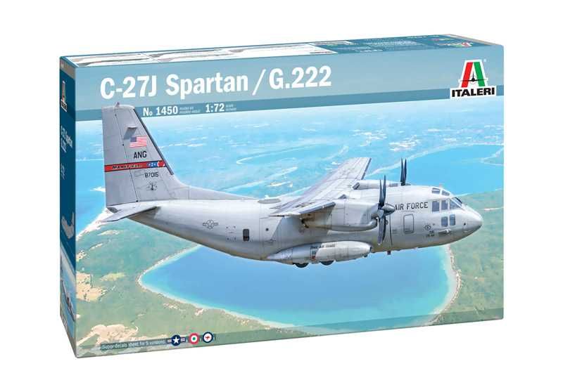 Model Kit letadlo 1450 - C-27A Spartan / G.222 (1:72) Italeri