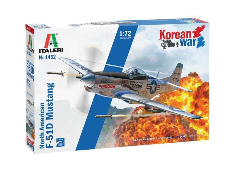 Model Kit letadlo 1452 - F-51D "Korean War" (1:72) Italeri