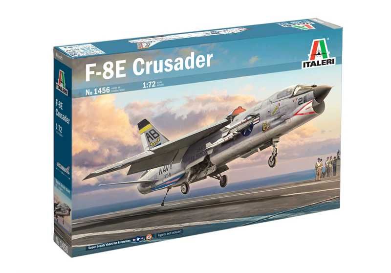 Model Kit letadlo 1456 - F-8E Crusader (1:72) Italeri