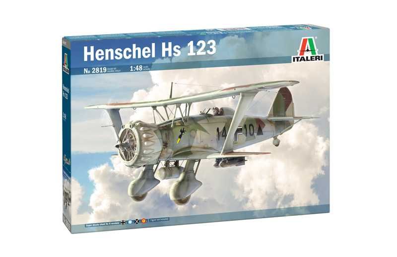 Model Kit letadlo 2819 - Henschel Hs 123 (1:48) Italeri