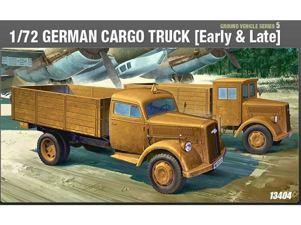 Model Kit military 13404 - GERMAN CARGO TRUCK E/L (1:72) Academy