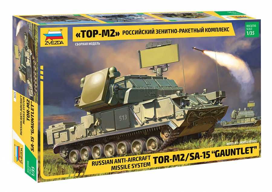 Model Kit military 3633 - Russ.TOR M2 Missile System (1:35) Zvezda