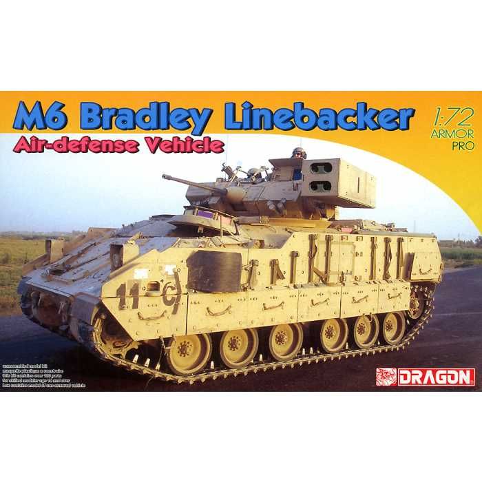 Model Kit military 7624 - M6 Bradley Linebacker Air-defense Vehicle (1:72) Dragon