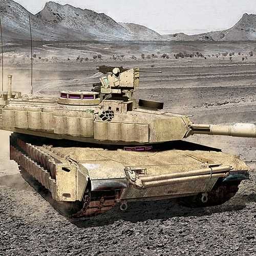 Model Kit tank 13504 - U.S Army M1A2 V2 TUSK II (1:35) Academy
