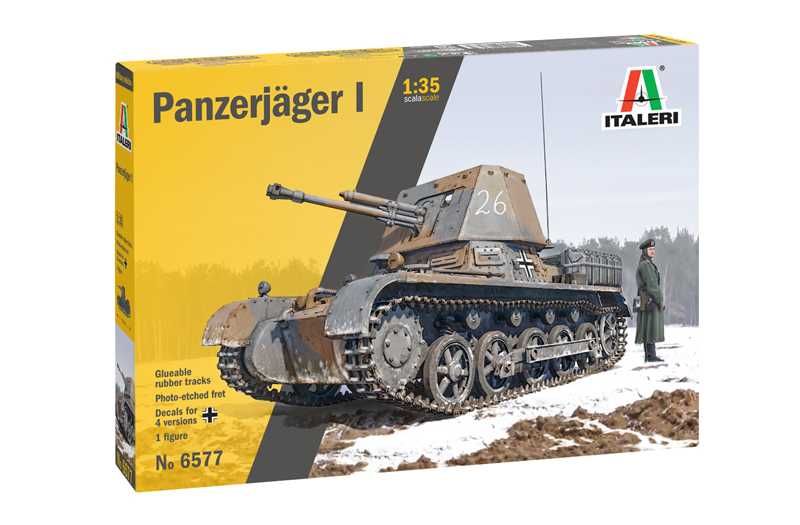 Model Kit tank 6577 - Panzerjager I (1:35) Italeri
