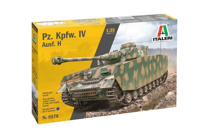 Model Kit tank 6578 - Pz. Kpfw. IV Ausf. H (1:35) Italeri