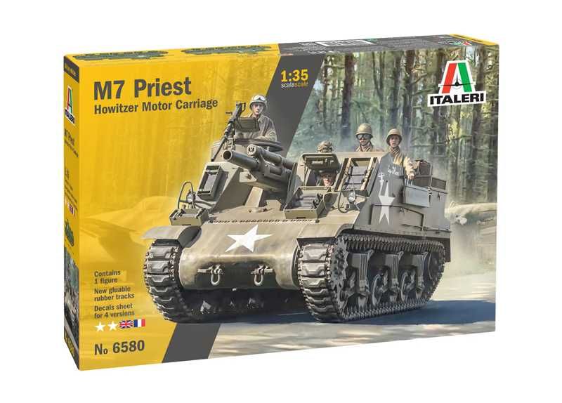 Model Kit tank 6580 - M7 Priest (1:35) Italeri