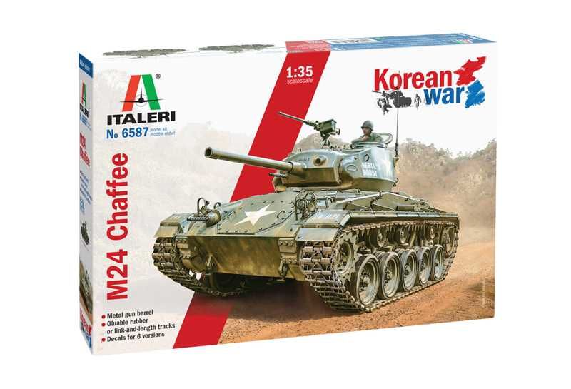 Model Kit tank 6587 - M24 "Chaffee" Korean War (1:35) Italeri