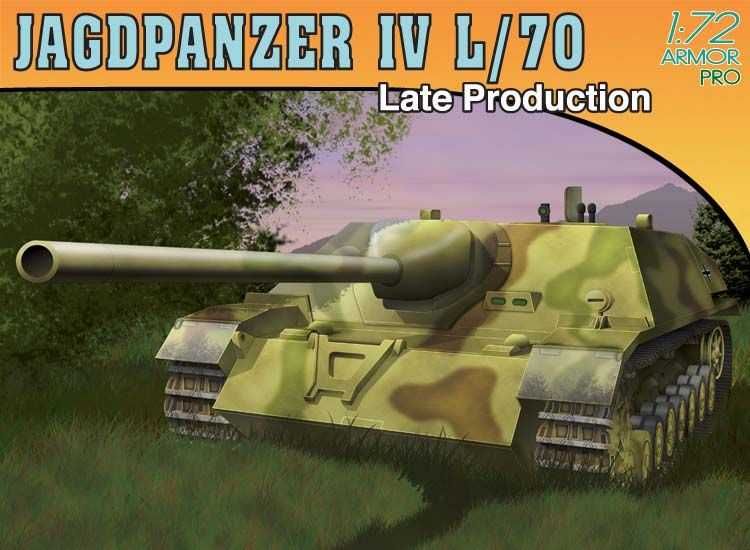 Model Kit tank 7293 - JAGDPANZER IV L/70 LATE PRODUCTION (1:72) Dragon