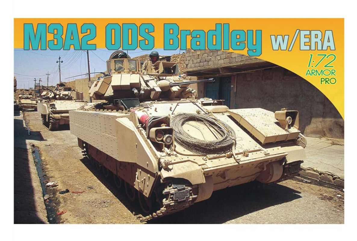 Model Kit tank 7416 - M3A2 ODS Bradley w/ERA (1:72) Dragon
