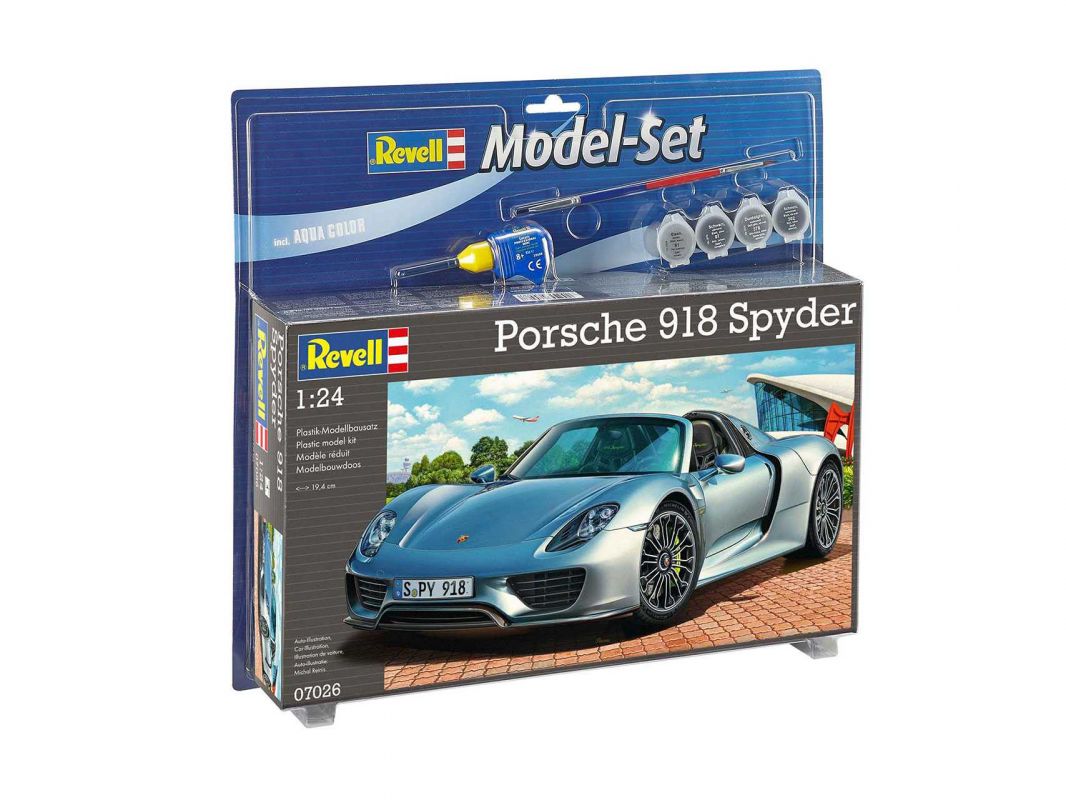 ModelSet auto 67026 - Porsche 918 Spyder (1:24) Revell