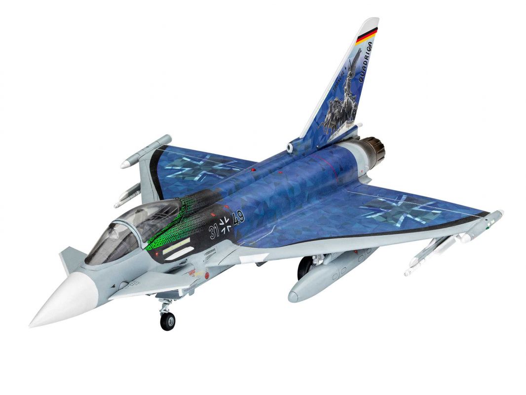 ModelSet letadlo 63843 - Eurofighter "Luftwaffe 2020 Quadriga" (1:72) Revell