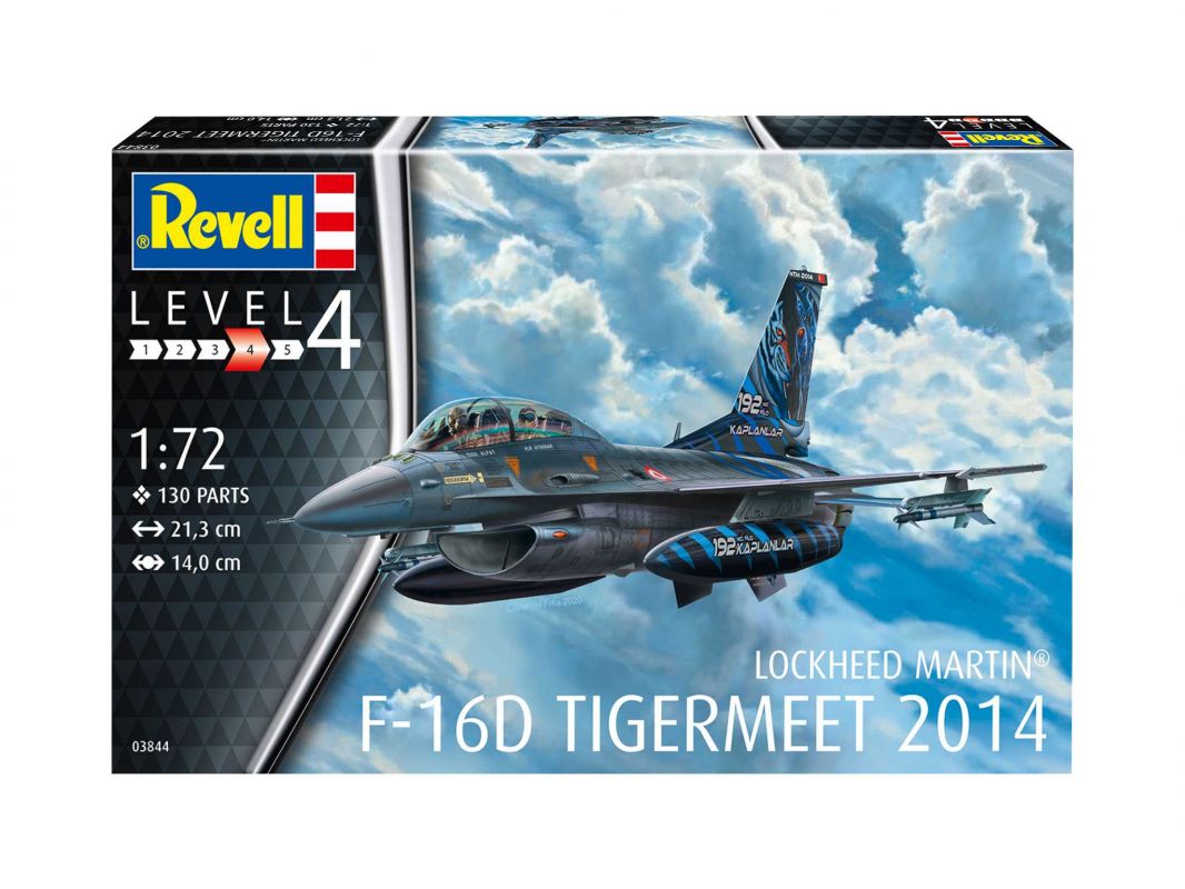Plastic ModelKit letadlo 03844 - Lockheed Martin F-16D Tigermeet 2014 (1:72) Revell