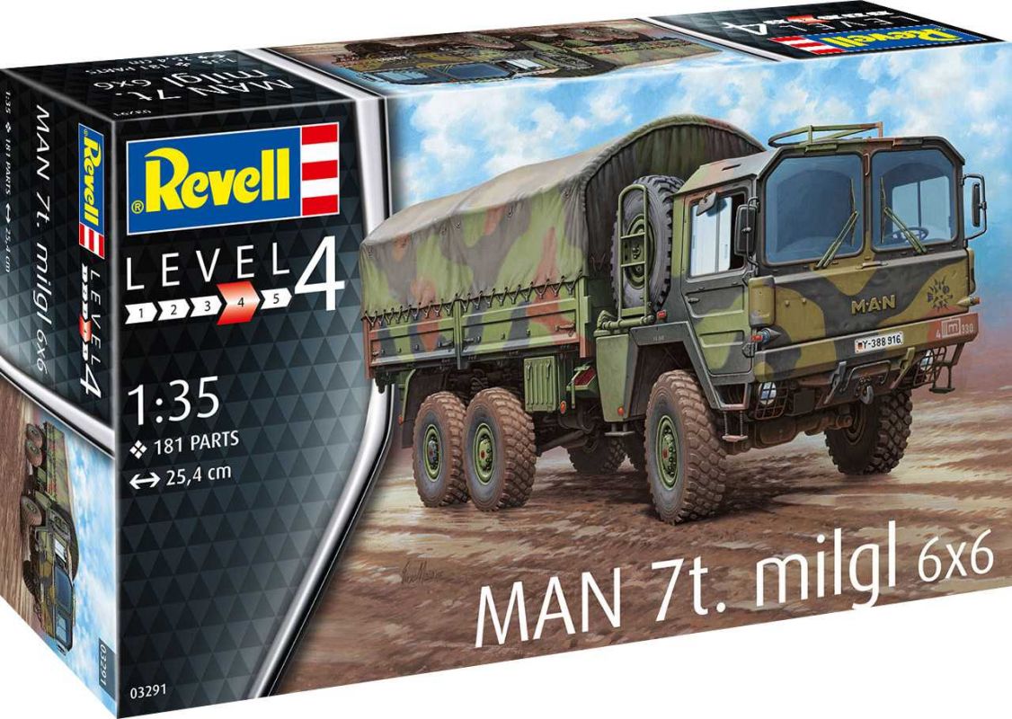 Plastic ModelKit military 03291 - MAN 7t Milgl (1:35) Revell