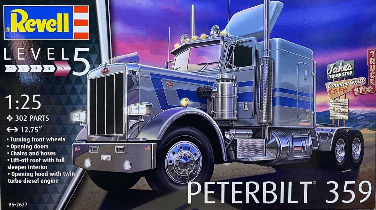 Plastic ModelKit MONOGRAM truck 2627 - Peterbilt® 359 (1:25)