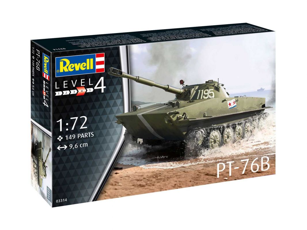 Plastic ModelKit tank 03314 - PT-76B (1:72) Revell