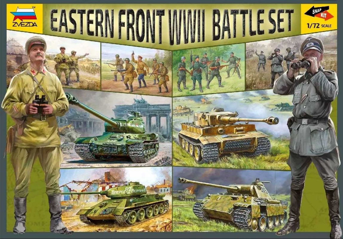 Battle Set 5203 - Eastern Front WWII (1:72) Zvezda