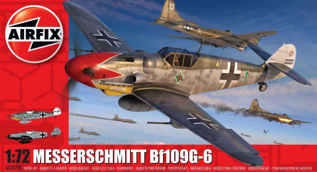 Classic Kit letadlo A02029B - Messerschmitt Bf109G-6 (1:72) Airfix