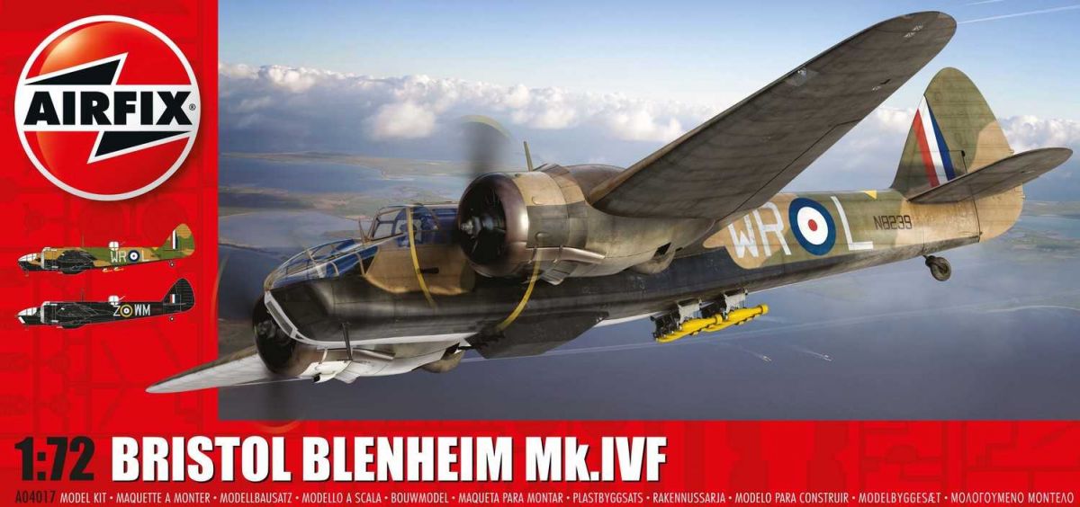 Classic Kit letadlo A04017 - Bristol Blenheim MkIV (Fighter) (1:72) Airfix