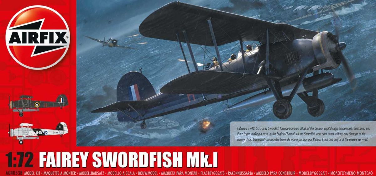 Classic Kit letadlo A04053B - Fairey Swordfish Mk.I (1:72) Airfix